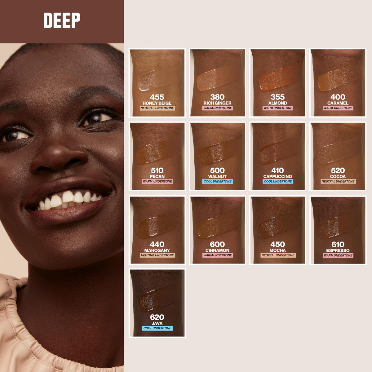 REVLON ColorStay Liquid Foundation Honey Beige in makeup setting