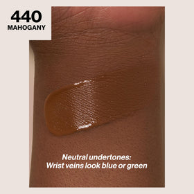 REVLON ColorStay Longwear Foundation 440 Mahogany with cap off
