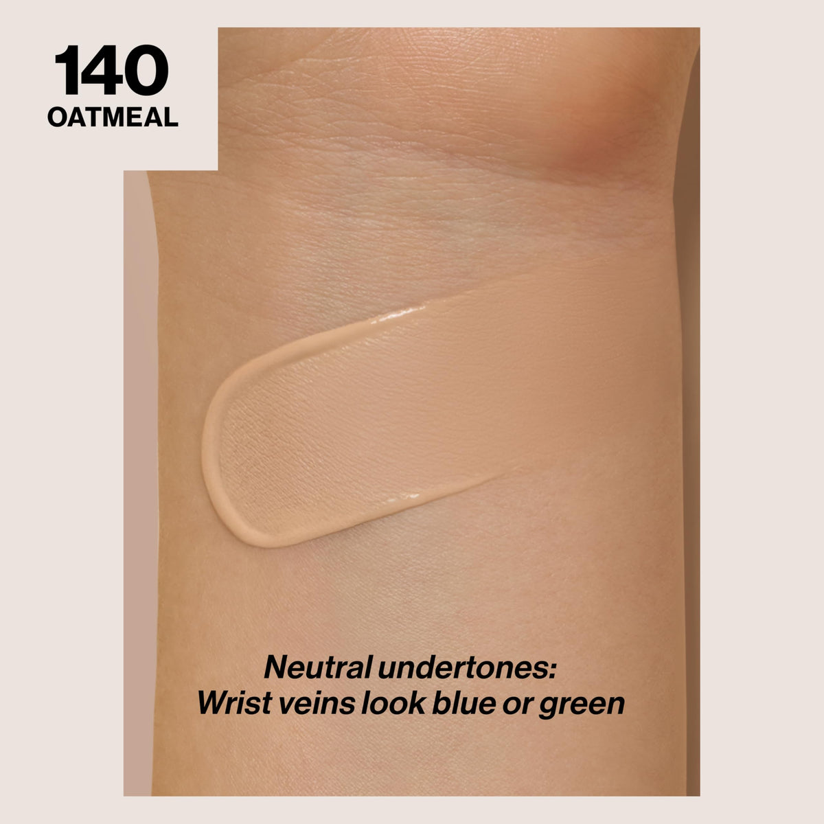 REVLON Colorstay Longwear Makeup 140 Oatmeal back view