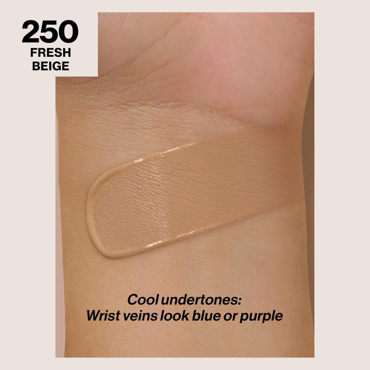 REVLON ColorStay Longwear Makeup 250 Fresh Beige bottle with cap