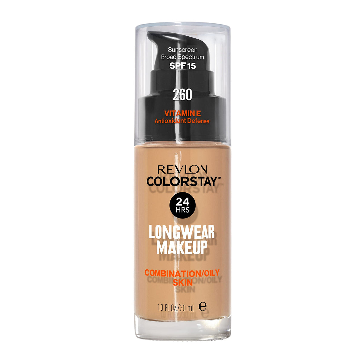 REVLON Colorstay Longwear Makeup 260 Light Honey front view