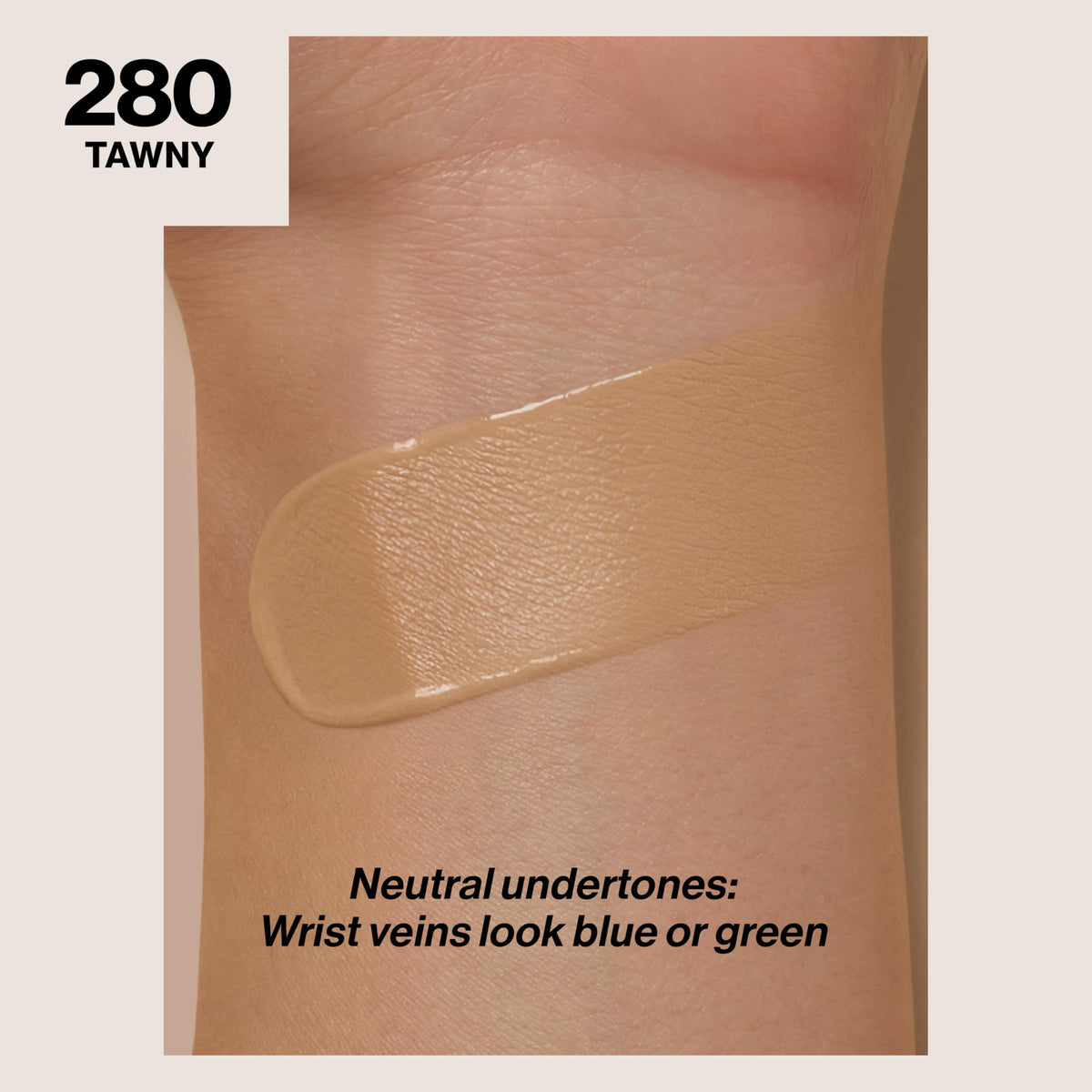 REVLON ColorStay Longwear Makeup 280 Tawny bottle side view