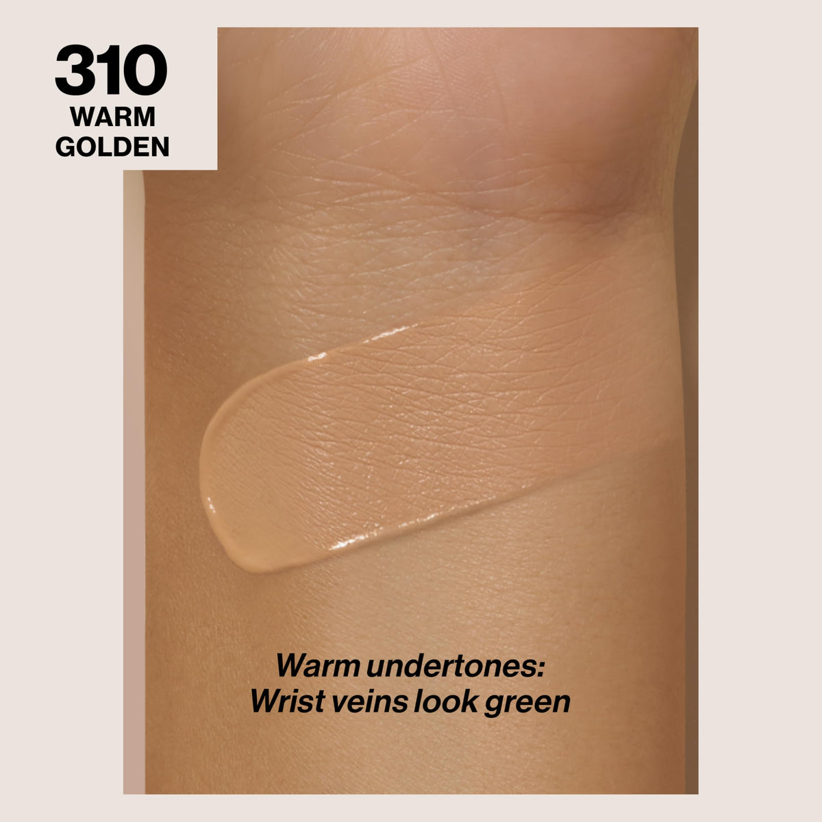 REVLON ColorStay Longwear Makeup 310 Warm Golden bottle side view