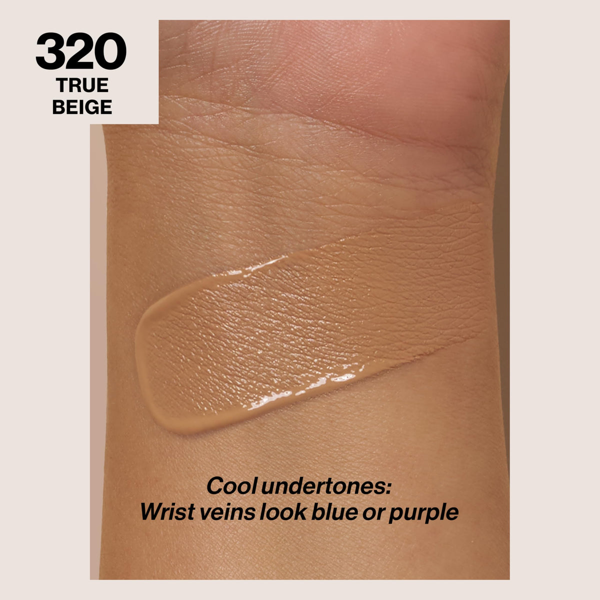 REVLON Colorstay Longwear Makeup 320 True Beige bottle side view