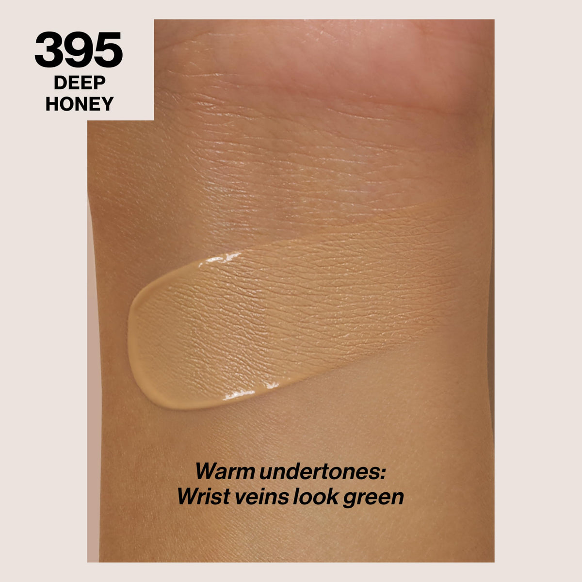 REVLON Colorstay Longwear Makeup 395 Deep Honey bottle with cap