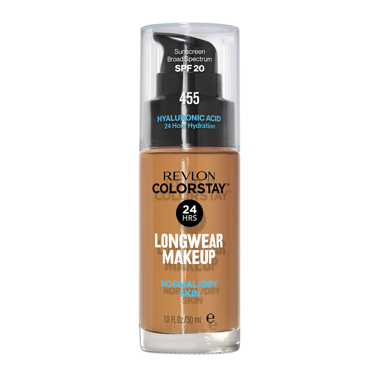 REVLON ColorStay Longwear Makeup 455 Honey Beige front view