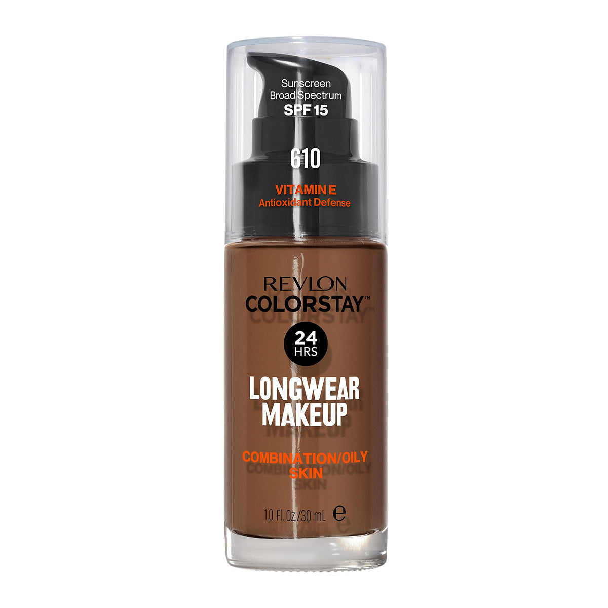 REVLON ColorStay Longwear Makeup 610 Espresso front view