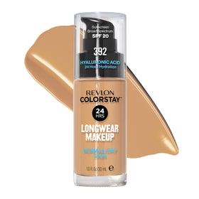 REVLON Colorstay Longwear Makeup Foundation 392 Sun Beige front view