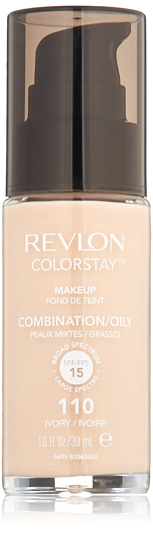 REVLON ColorStay Makeup 110 Ivory bottle front view