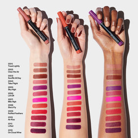 REVLON ColorStay Matte Lite Lipstick Crayon 004 Take Flight swatch on skin