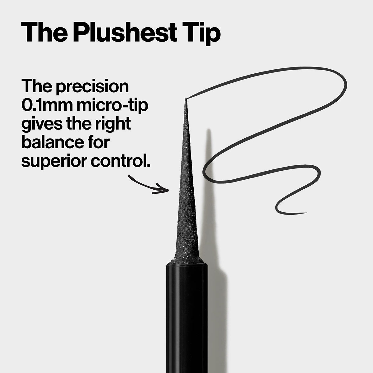 REVLON ColorStay Micro Easy Precision Liquid Liner 301 Blackout on model