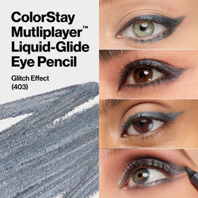REVLON ColorStay Multiplayer Eye Pencil 403 Glitch Effect swatch on skin