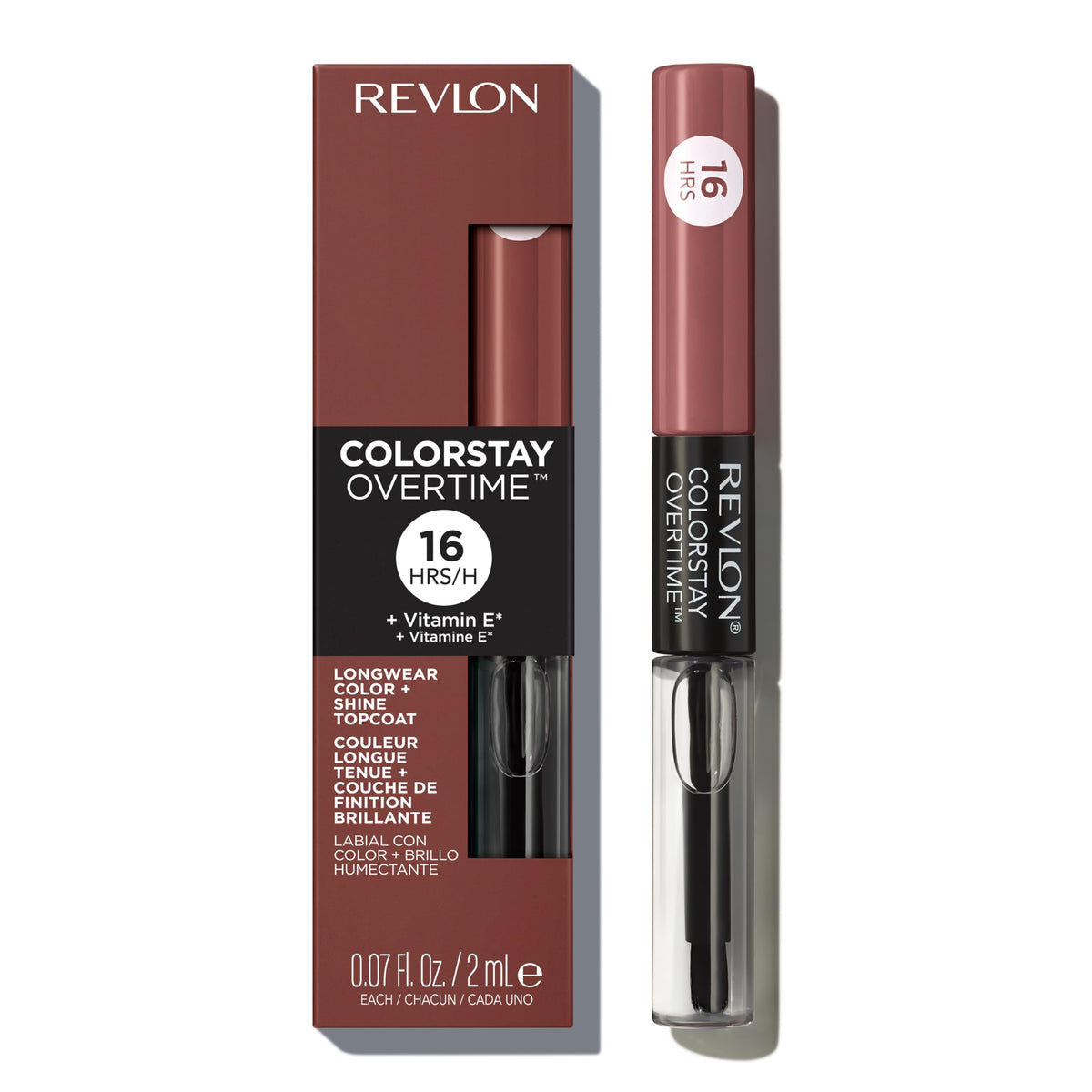 REVLON ColorStay Overtime Lipcolor 320 Faithful Fawn back view