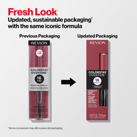 REVLON ColorStay Overtime Lipcolor 500 Limitless Black Cherry with glossy finish
