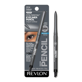 REVLON ColorStay Pencil Waterproof Eyeliner 204 Charcoal front view