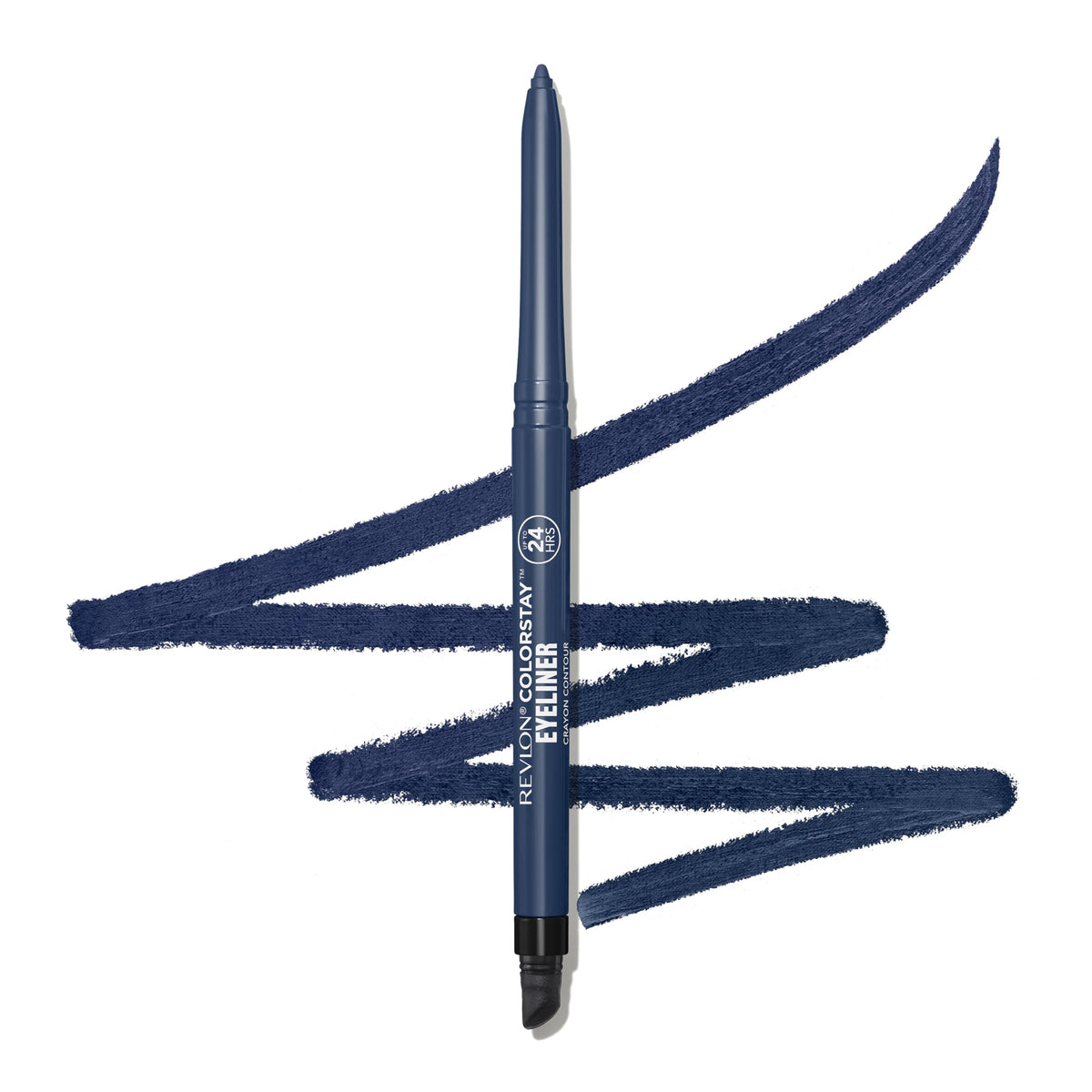REVLON ColorStay Pencil Waterproof Eyeliner 213 Navy with built-in sharpener
