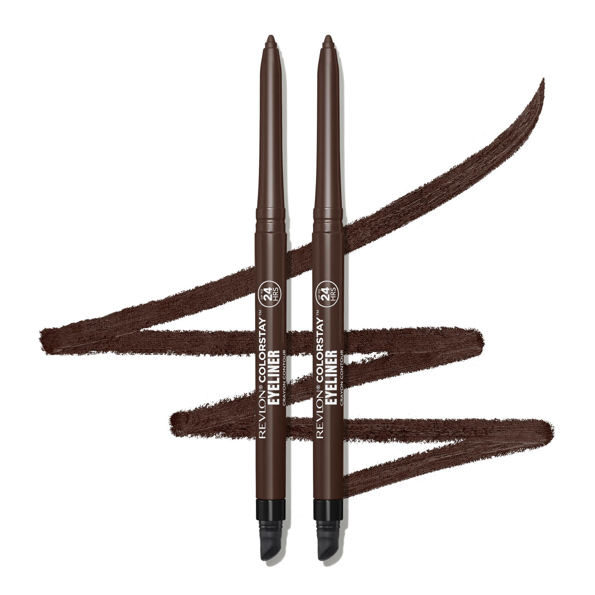 REVLON ColorStay Pencil Waterproof Eyeliner in use for dramatic look