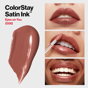 REVLON ColorStay Satin Ink Lipstick 006 Eyes on You applicator close-up