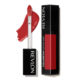REVLON ColorStay Satin Ink Liquid Lipstick 018 Fired Up front view