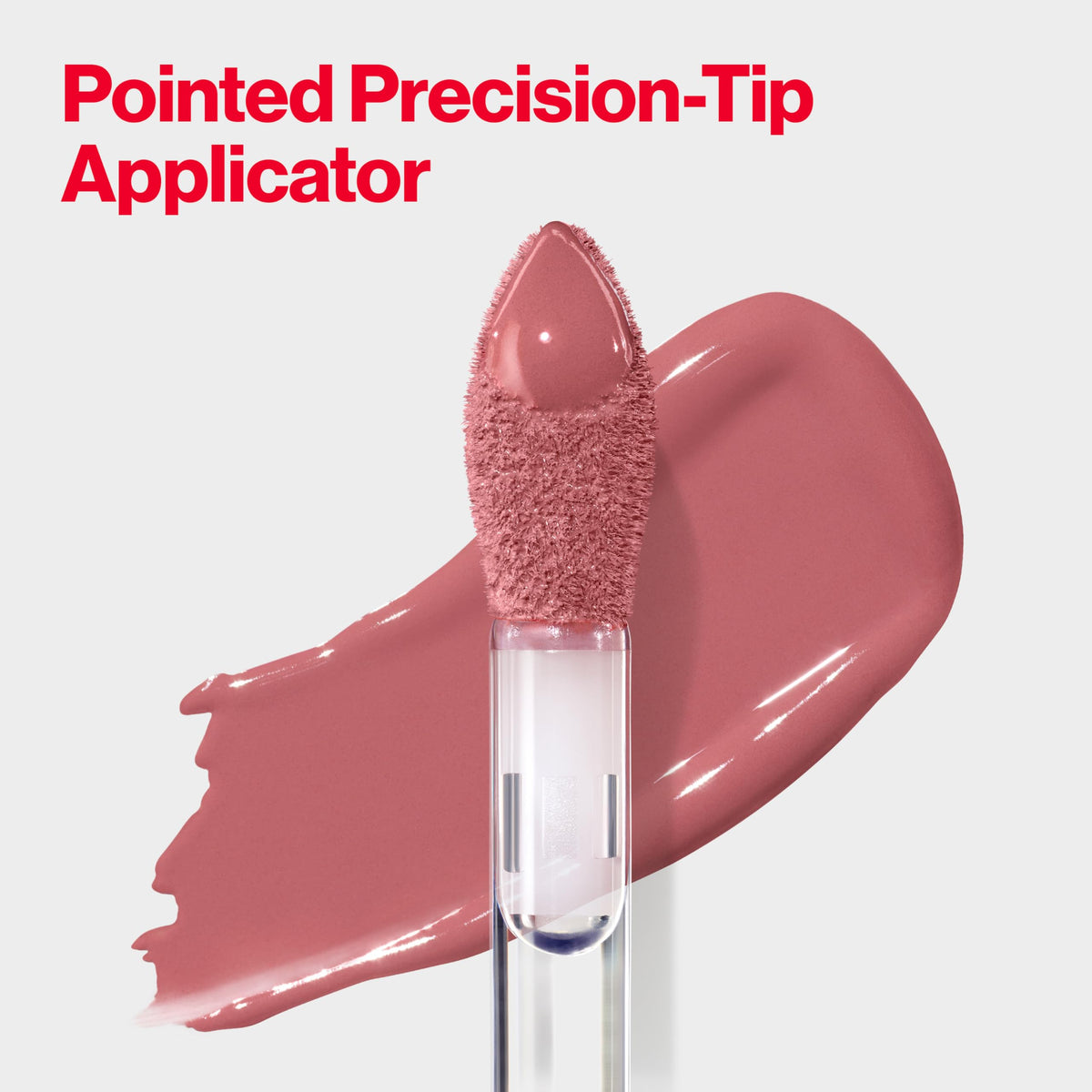 REVLON ColorStay Satin Ink Liquid Lipstick 037 Majestic Rose applicator close-up