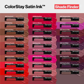 REVLON ColorStay Satin Ink Liquid Lipstick 037 Majestic Rose on lips