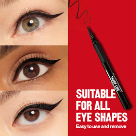 REVLON ColorStay Sharp Line Liquid Eyeliner with swatch on skin
