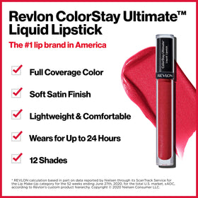 REVLON ColorStay Ultimate Liquid Lipstick 025 Premier Plum applicator