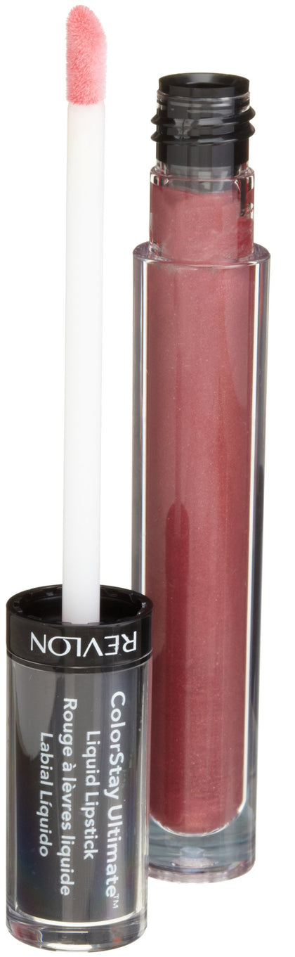 REVLON ColorStay Ultimate Liquid Lipstick Premier Plum front view with shiny finish