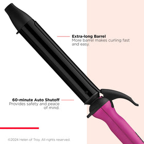REVLON Easy Heat curling iron with preset temperature settings