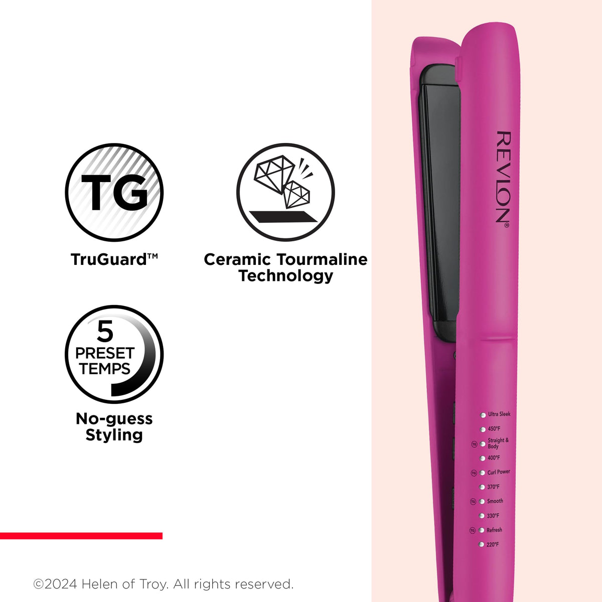 REVLON Flat Iron in travel pouch