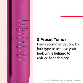 REVLON Flat Iron with dual voltage feature