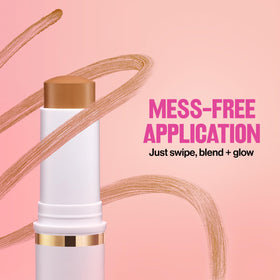 REVLON Glimmer Tinted Moisturizer Stick swatch on skin