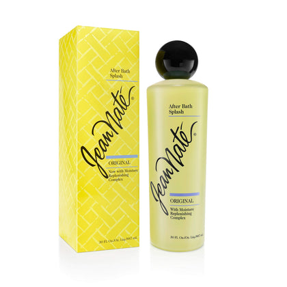 REVLON Jean Nate After Bath Splash 30 Fl Oz bottle front view with citrus scent