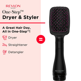 REVLON One-Step Hair Dryer and Styler paddle design