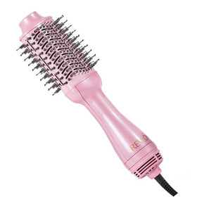 REVLON One-Step Volumizer Hair Dryer and Styler front view, Pink Fizz