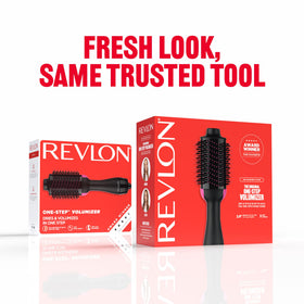 REVLON One-Step Volumizer with finished styled hair