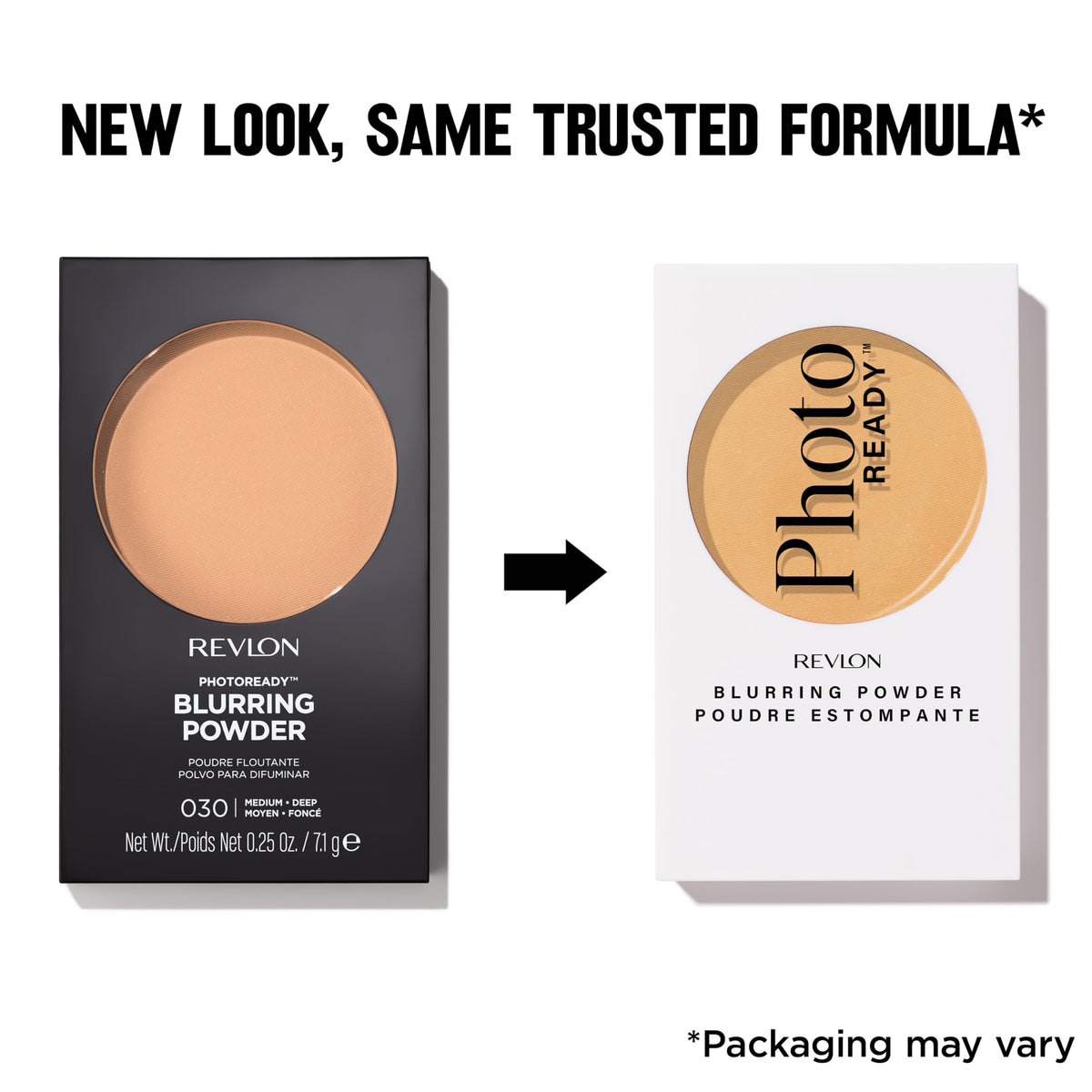 REVLON PhotoReady Blurring Face Powder 030 Medium Deep compact opened