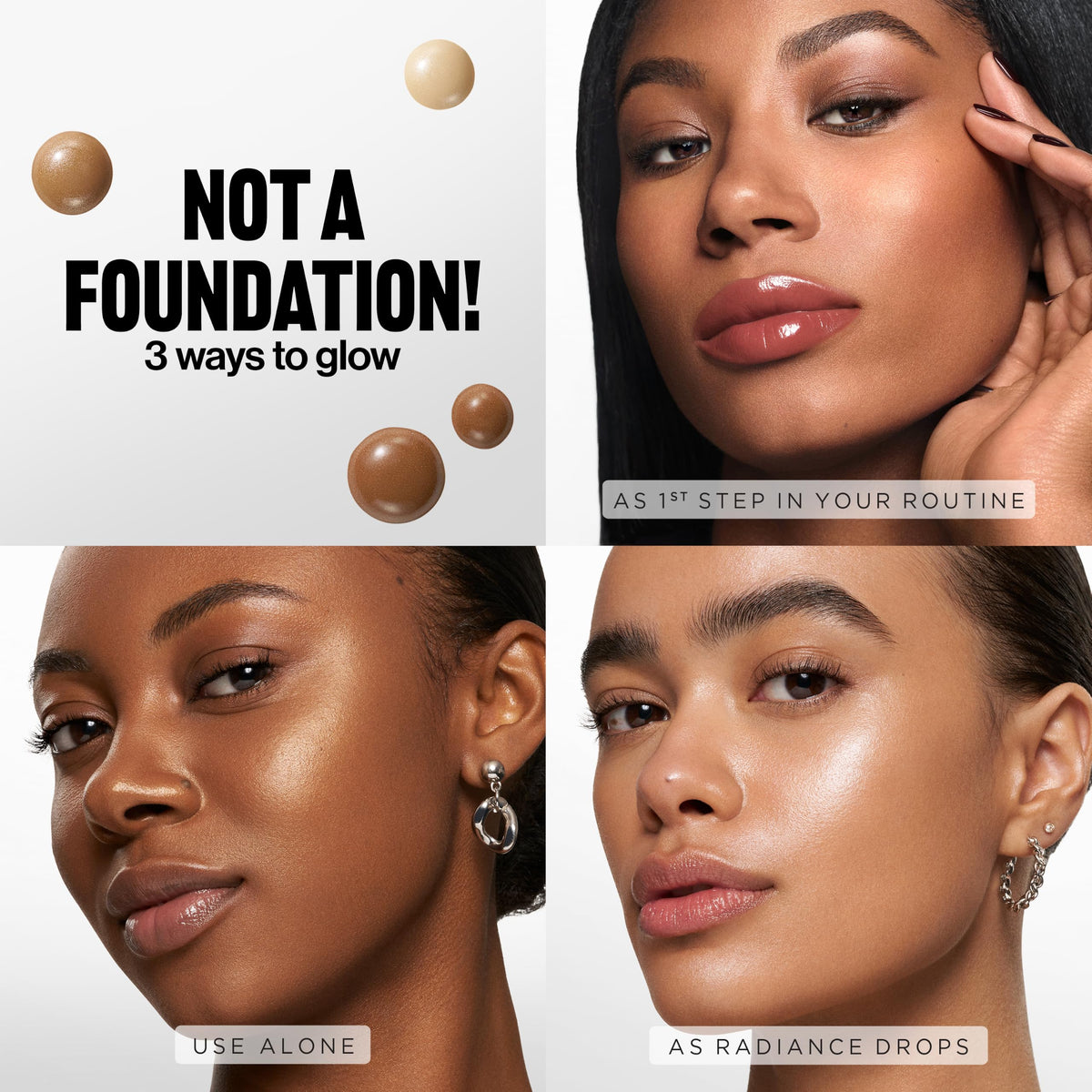 Revlon PhotoReady Lift + Fill Skin Tint 120 Light-Medium application on skin