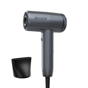 REVLON PowerMove Hair Dryer front view with concentrator attachment