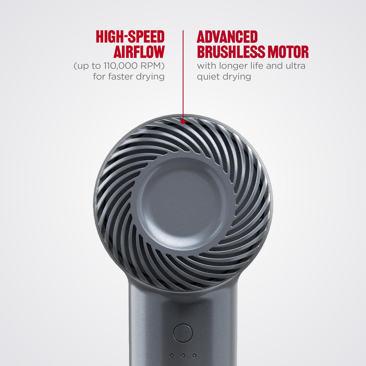 REVLON PowerMove Hair Dryer lightweight design on a countertop