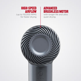 REVLON PowerMove Hair Dryer lightweight design on a countertop