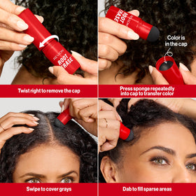 REVLON Root Erase Hair Concealer 01 Black packaging