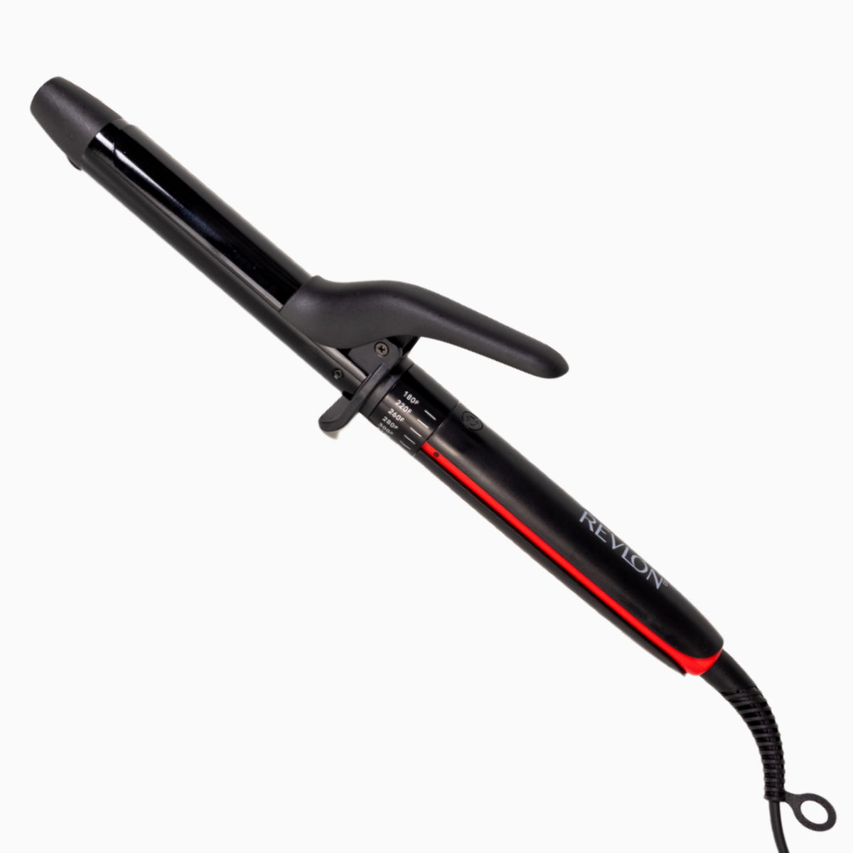 REVLON SmoothStay 1-inch Curling Iron front view with digital display