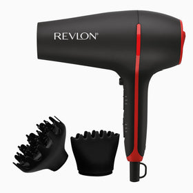 REVLON SmoothStay Hair Dryer front view with coconut oil infusion