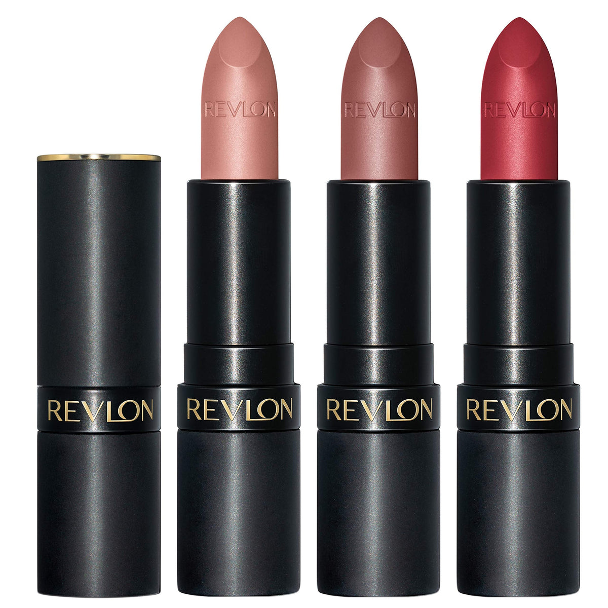 REVLON Super Lustrous 3-Piece Lipstick Gift Set front view