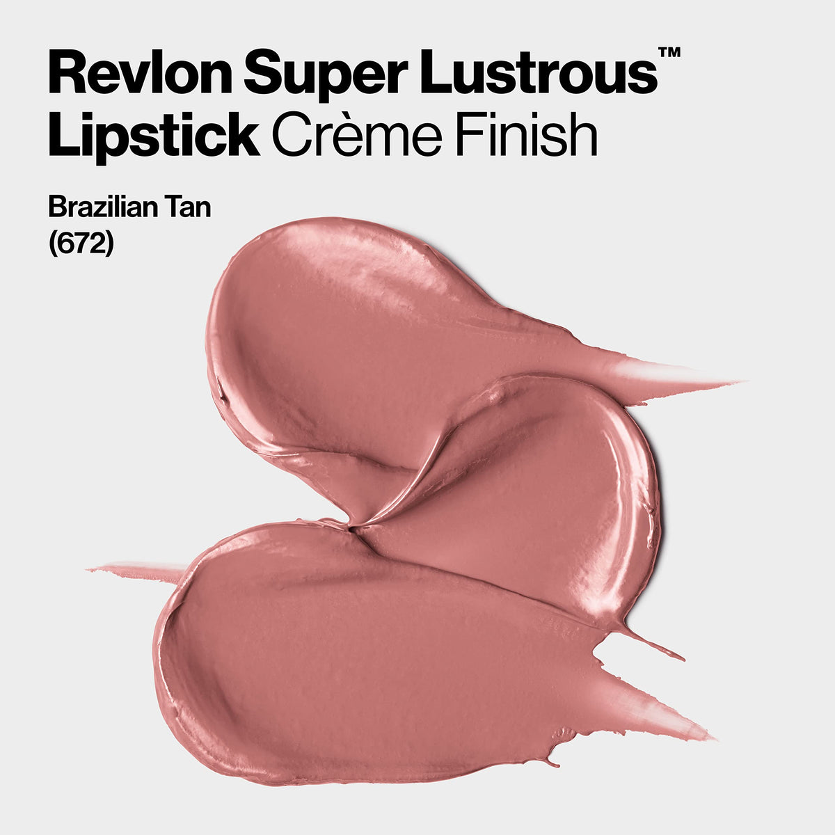 REVLON Super Lustrous Lipstick Brazilian Tan 672 in makeup bag