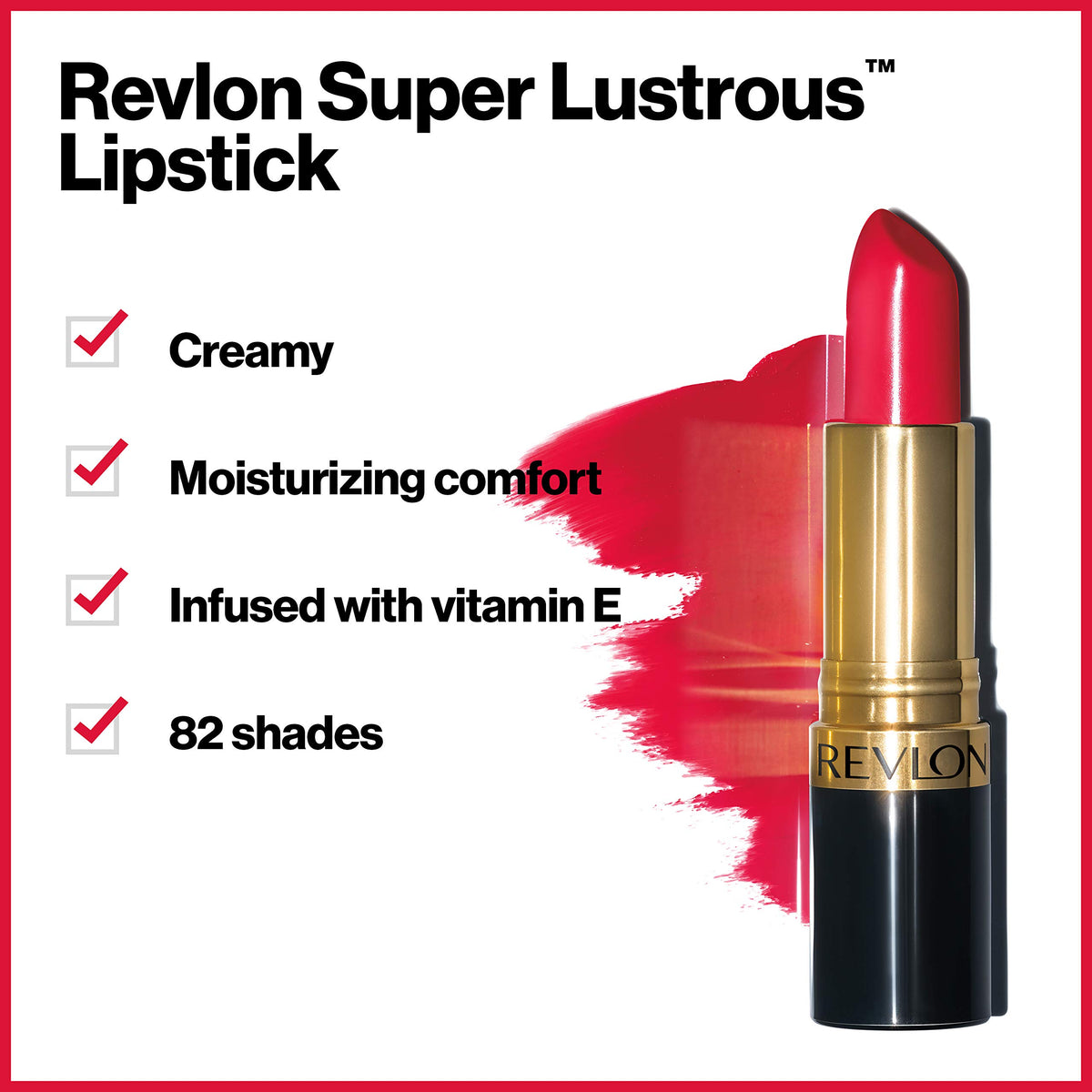 REVLON Super Lustrous Lipstick Pink Truffle packaging