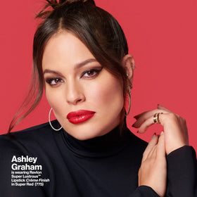 REVLON Super Lustrous Lipstick Ravish Me Red with makeup accessories