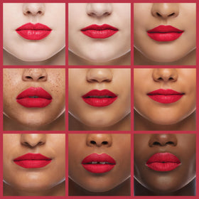 REVLON Super Lustrous Lipstick Really Red swatch on skin