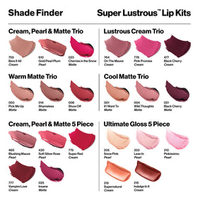 REVLON Super Lustrous lipstick swatches on skin